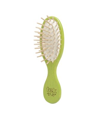 Little oval purse brush lime